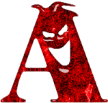 Rouge commun alphabets