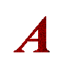 Rouge majuscule alphabets