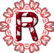 Rouge rose alphabets