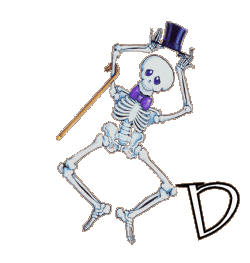 Skeleton dance alphabets