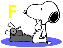 Snoopy alphabets