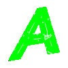 Vert rose 2 alphabets