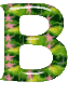 Vert rose alphabets