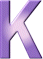 Violette alphabets