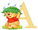Winnie the pooh 10 alphabets