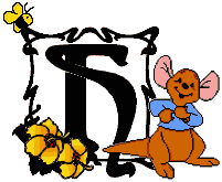 Winnie the pooh 12 alphabets