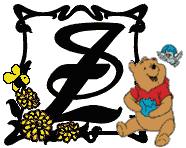 Winnie the pooh 12 alphabets