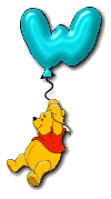 Winnie the pooh transparent alphabets