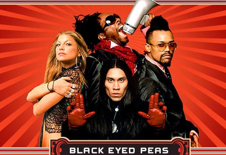 Black eyed peas celebrites