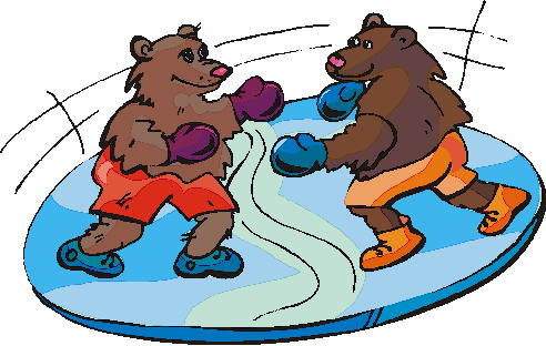 Animaux sportives clipart