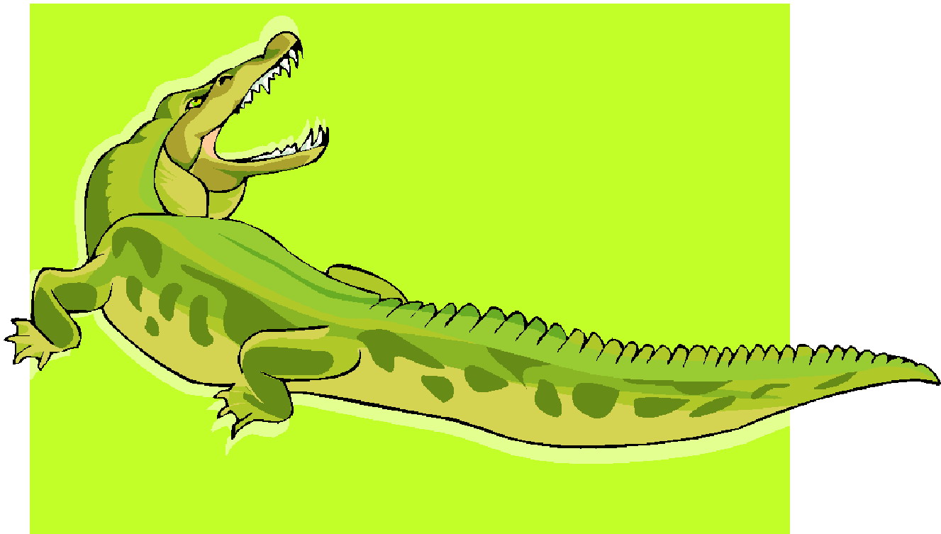 Crocodiles clipart