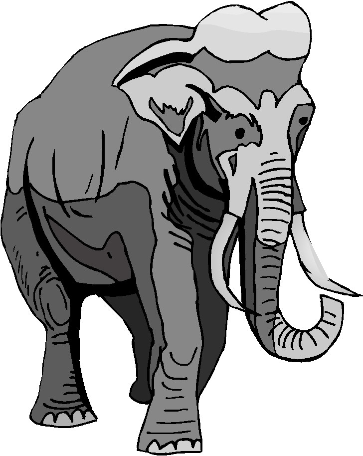 Elephants clipart