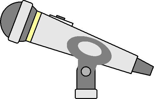 Microphone clipart