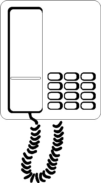 Telephone clipart
