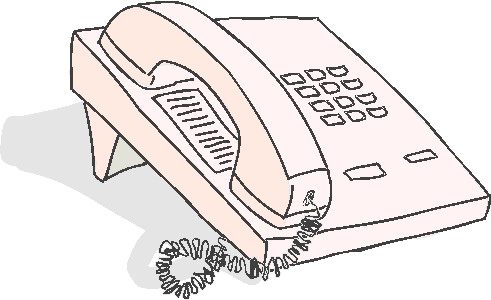 Telephone clipart