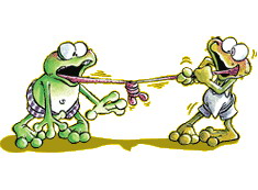 Freres grenouille clipart