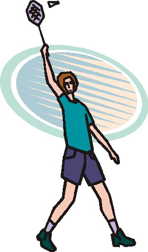 Badminton clipart