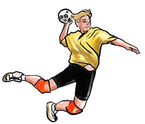 Handball clipart
