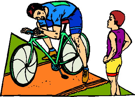 Le cyclisme clipart