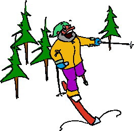 Ski de fond clipart