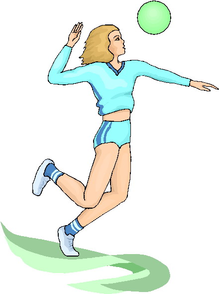 Volley ball clipart