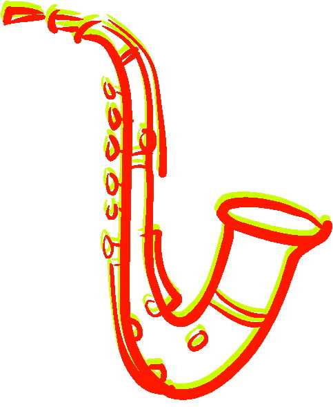 Saxophones clipart