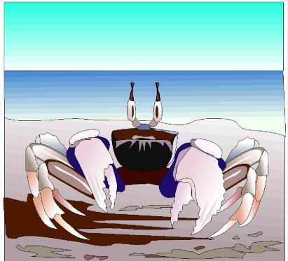 Homards et les crabes clipart