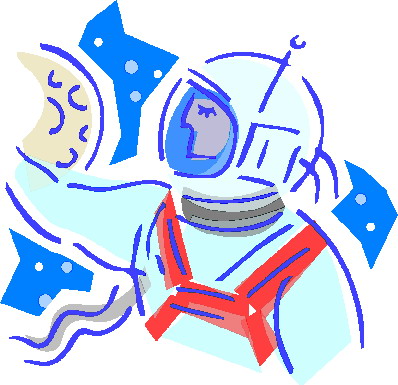Astronautes clipart