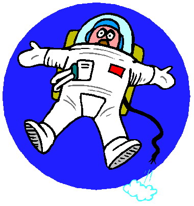 Astronautes clipart