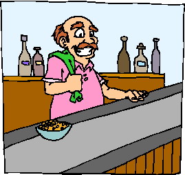 Barman clipart