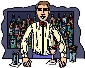 Barman clipart