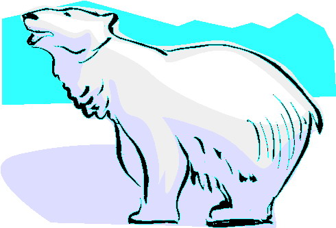 Ours polaire clipart