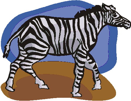 Zebre clipart