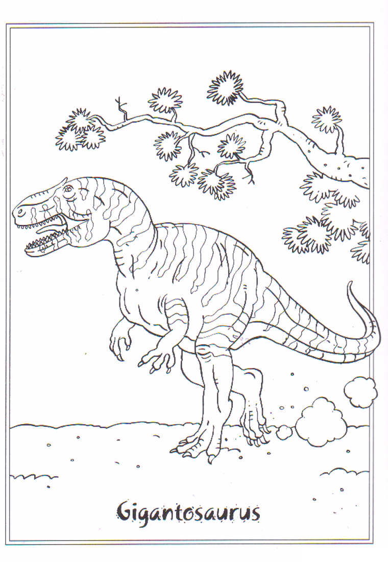 Dinosaure coloriages