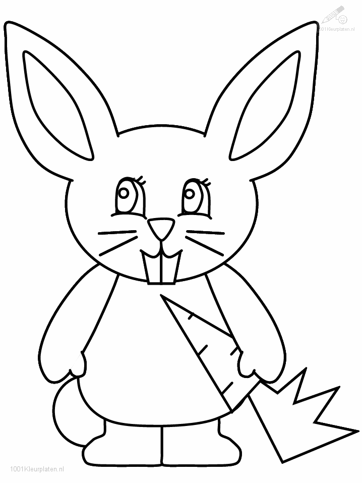 Lapin coloriages
