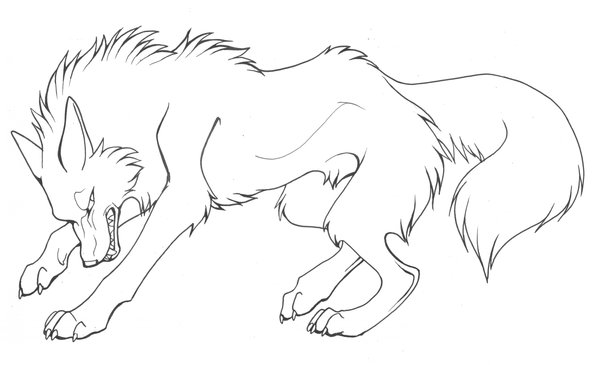 Loups coloriages