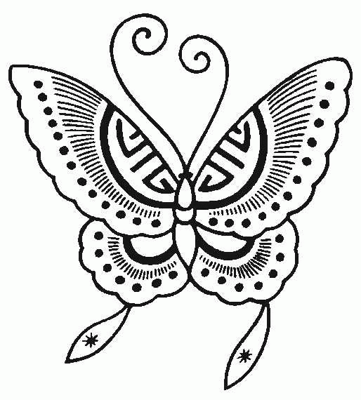 Papillon coloriages