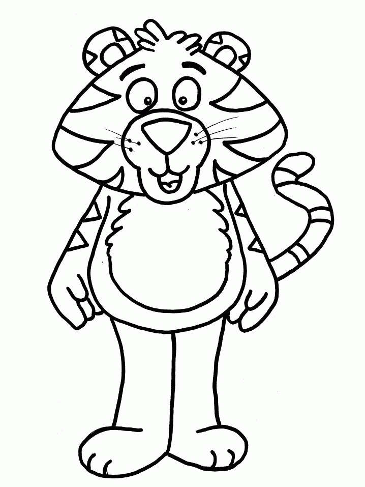 Tigre coloriages