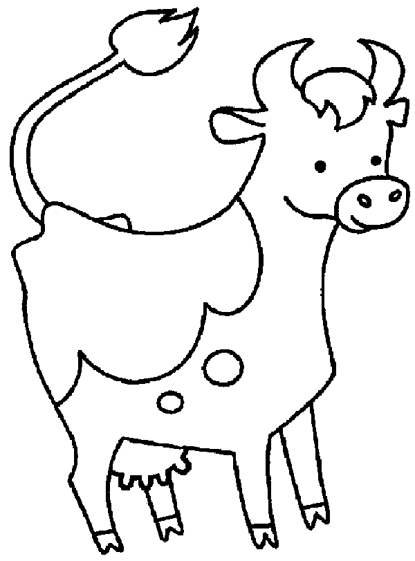 Vache coloriages