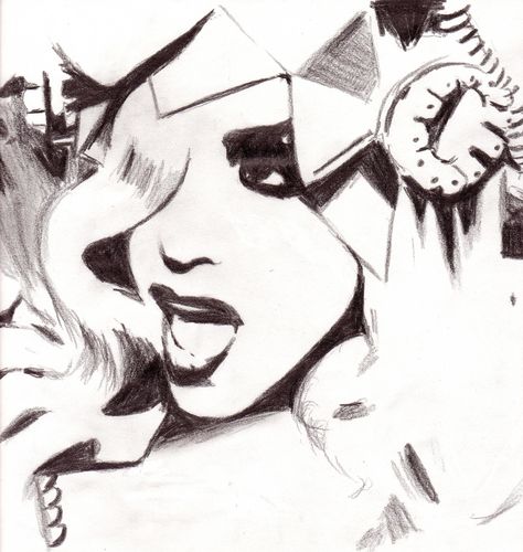 Lady gaga coloriages