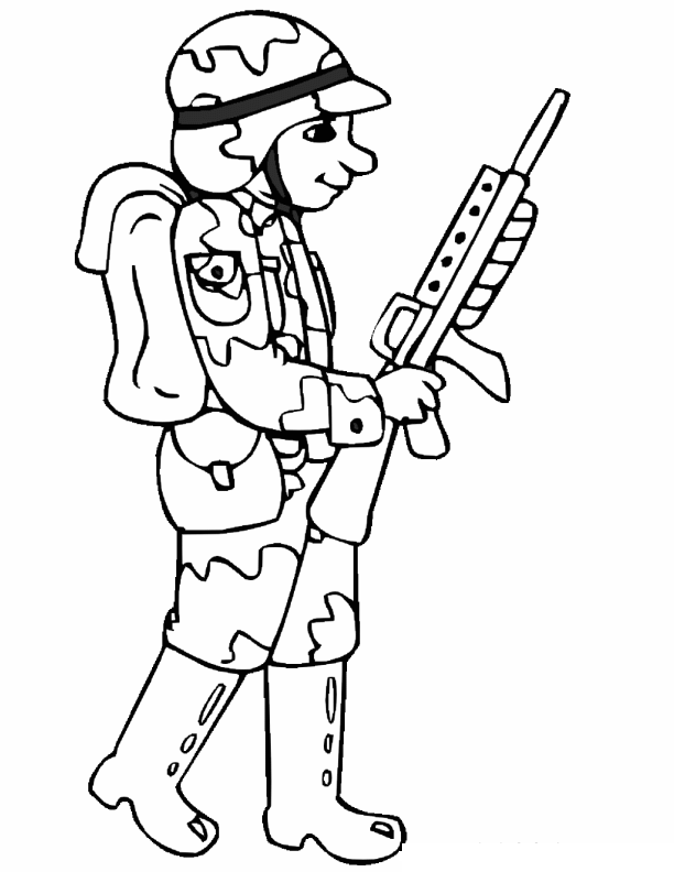 Armee coloriages