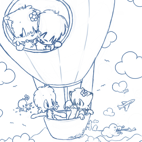 Ballons coloriages