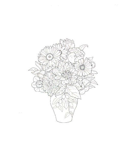 Bouquet coloriages