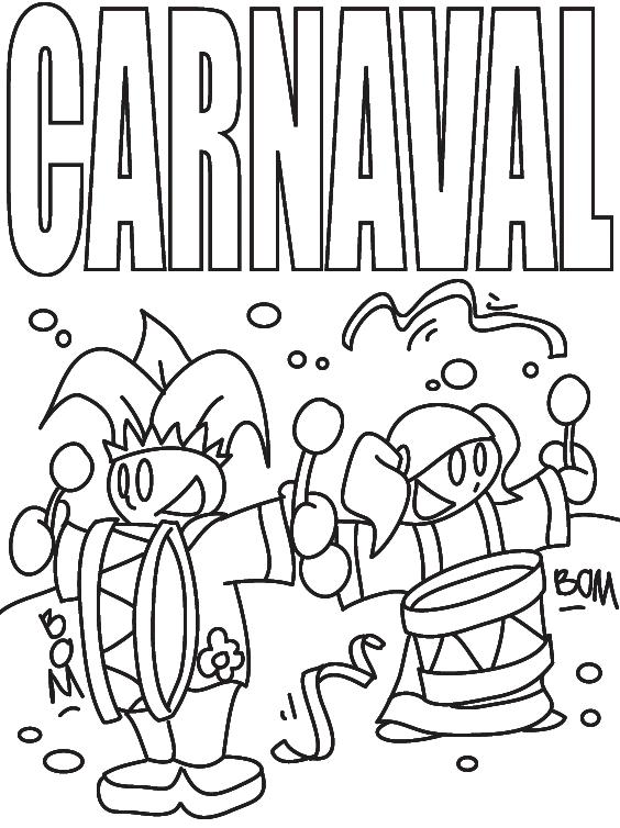Carnaval coloriages