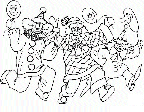 Carnaval coloriages