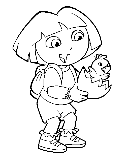 Dora lexploratrice coloriages