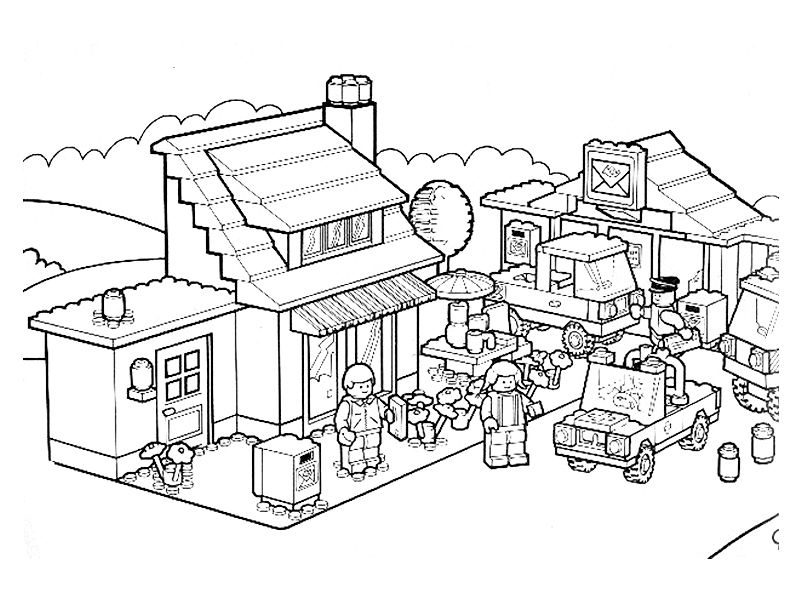 Lego coloriages