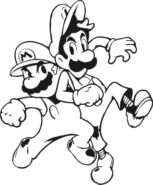 Mario coloriages