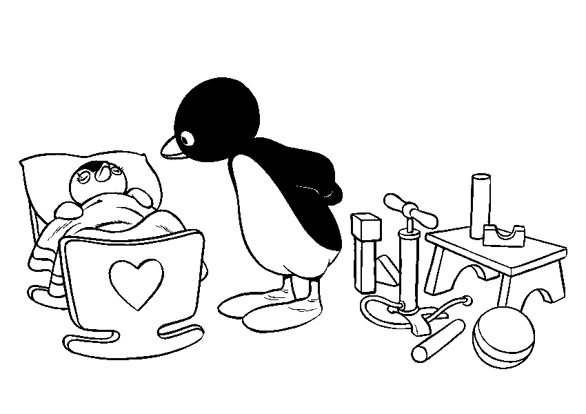 Pingu coloriages