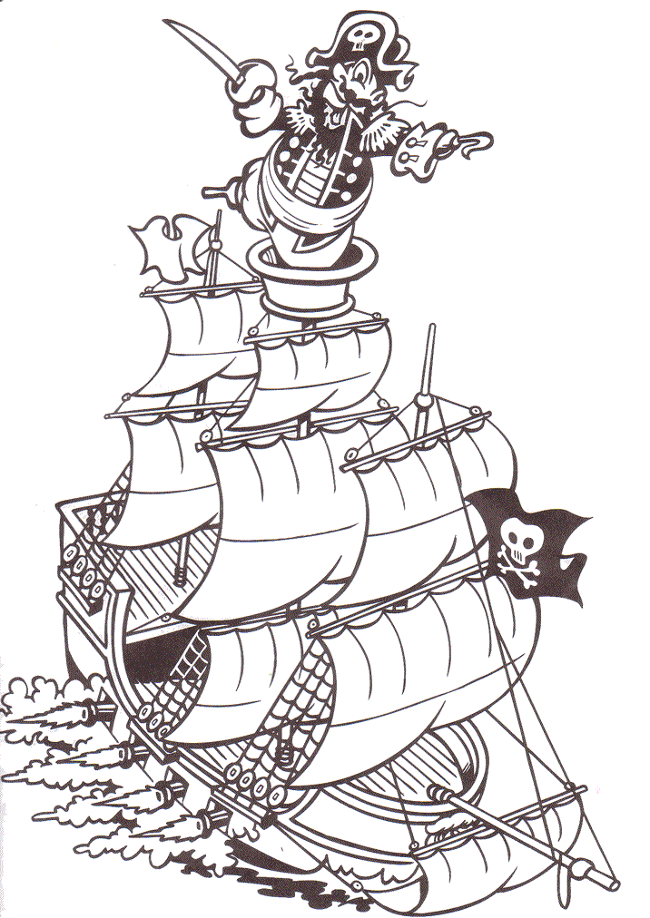 Pirates coloriages